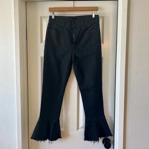 MOTHER Black Ankle & Cropped Jeans - Picture 3 of 8